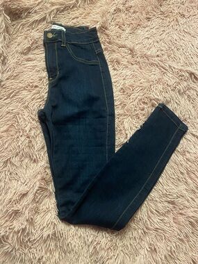 Women’s Dark Blue Skinny Jeans - Unknown Brand